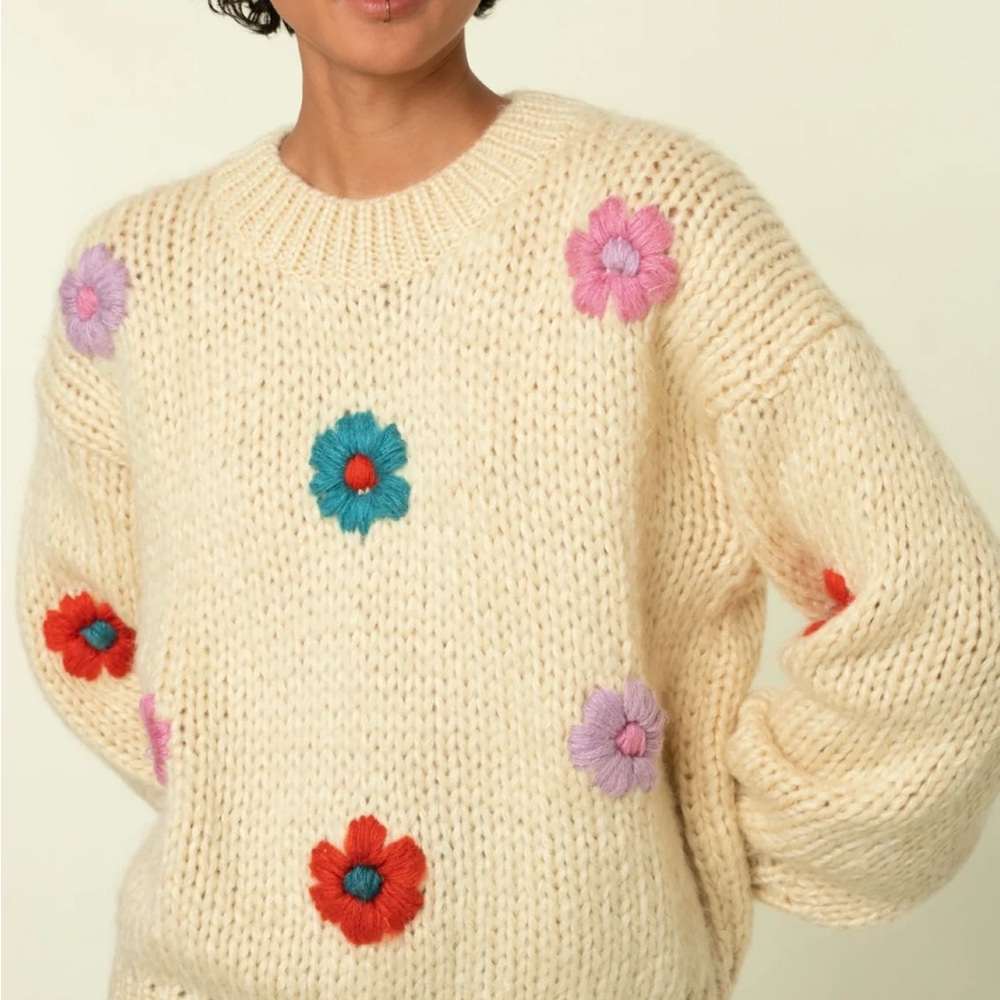 FRNCH Paris fuzzy sweater